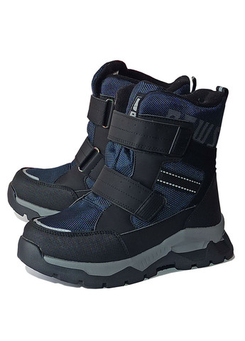Дитячі зимові черевики для хлопчика дутики на овчині ТОМ М 10670С сині Tom.M (263064125)