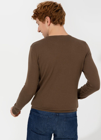 Коричневий светр чоловічий U.S. Polo Assn.