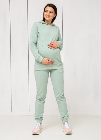 Спортивный костюм для беременных и кормящих мам с высоким поясом и секретами для кормления Матуся (257866911)