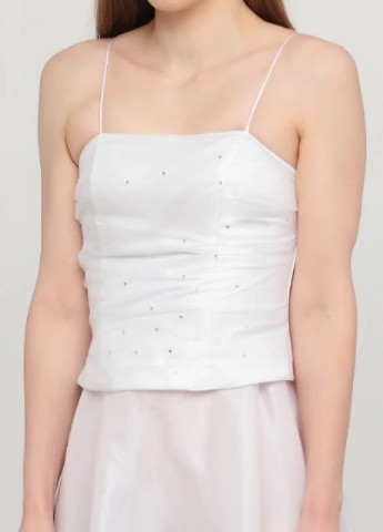 Білий святковий сукня Eureka однотонна