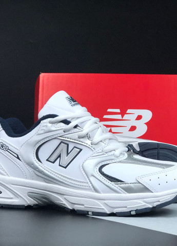 Белые демисезонные кроссовки мужские, вьетнам New Balance 530