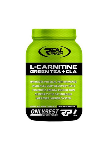 L-Carnitine Green Tea And Cla 90 Tabs Real Pharm (259734531)