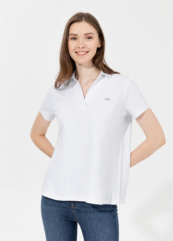 Белая женская футболка-футболка u.s/ polo assn. женская U.S. Polo Assn.