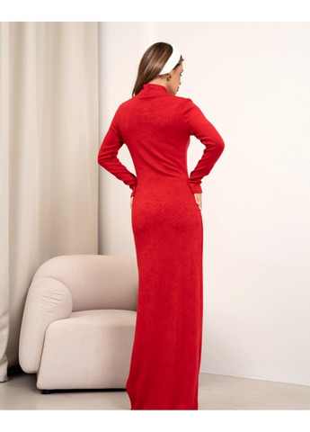 Червона повсякденний сукня 14369 червоний ISSA PLUS