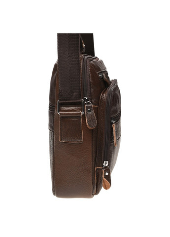 Мужская кожаная сумка на плечо K15112-brown Borsa Leather (271664990)