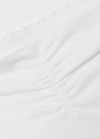 Белые купальные трусики-плавки H&M
