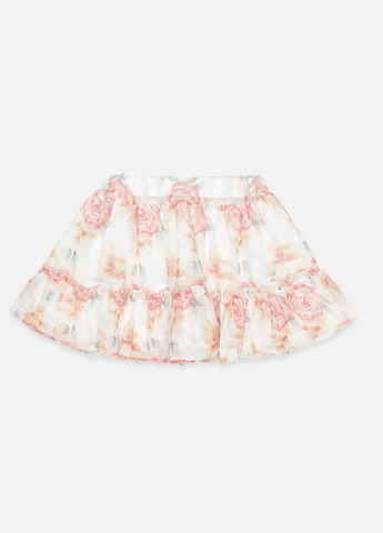 Персиковый летний костюм с юбкой для девочки цвет персиковый цб-00221846 Baby Rose