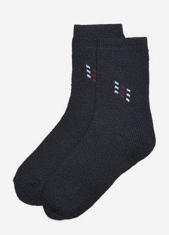 Шкарпетки чоловічі махрові чорного кольору розмір 42-48 Let's Shop (275928720)