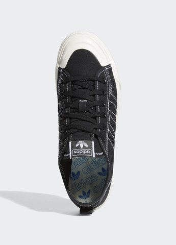 Черные всесезонные кеды nizza rf adidas