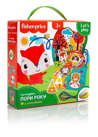 Игра-шнуровка "Времена года" цвет разноцветный ЦБ-00236360 Fisher-Price (268659981)