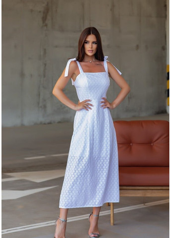 Белое повседневный платья 12833 белый ISSA PLUS