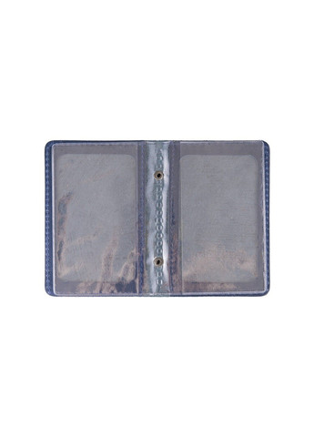 Обкладинка для документів зі шкіри HiArt AD-03 Crystal Blue "Mehendi Art" Синій Hi Art (268371677)