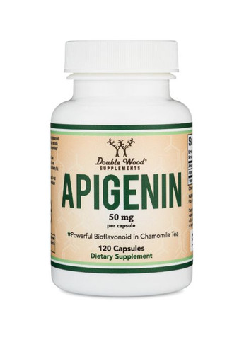 Double Wood Apigenin 50 mg 120 Caps Double Wood Supplements (266342599)