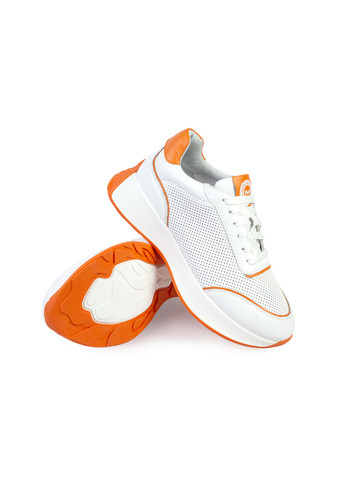 Білі осінні кросівки жіночі бренду 8200409_(1) ModaMilano