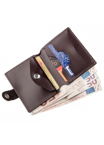 Чоловічий гаманець зі шкіри 16217 Чорний Shvigel (262523356)