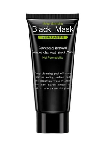 Черная маска-пленка с бамбуковым углем от черных точек Black Mask Blackhead Removal, 60 г Bioaqua (258566054)