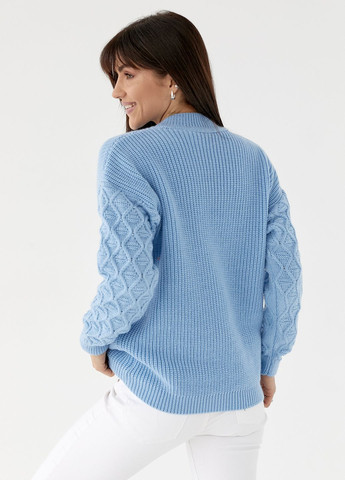 Голубой свитер 221 голубой MarSe