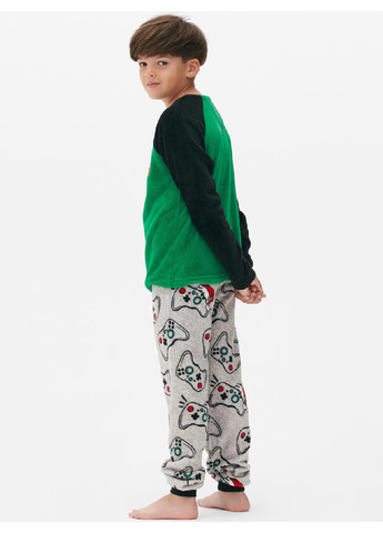 Комбінована зимня піжама (світшот, штани) свитшот + брюки Primark