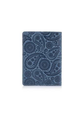 Шкіряна обкладинка на паспорт HiArt PC-01 Buta Art Блакитний Hi Art (268371583)