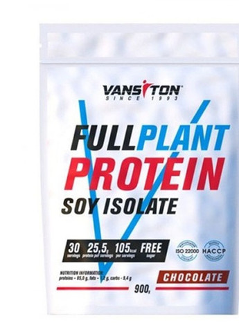 Full Plant Protein Soy Isolate 900 g /30 servings/ Chocolate Vansiton (258499558)