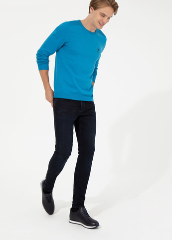 Синий свитер мужской U.S. Polo Assn.
