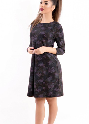Черное сукнi норма вільна сукня з гарною спинкою (ут000041566) Lemanta