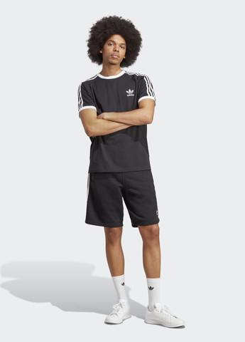 Черная футболка adicolor classics 3-stripes adidas