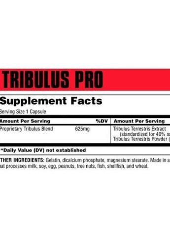Tribulus Pro 110 Caps Universal Nutrition (256720622)