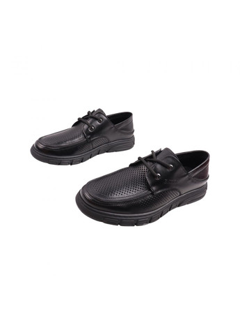 Черные туфли мужские черные натуральная кожа Lifexpert