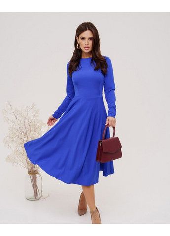 Синя повсякденний сукня 13534a електрик ISSA PLUS