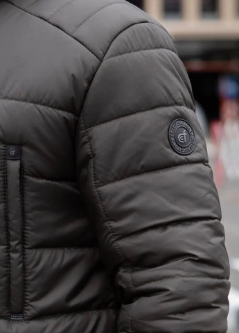 Оливкова (хакі) зимня зимова чоловіча куртка великого розміру SK