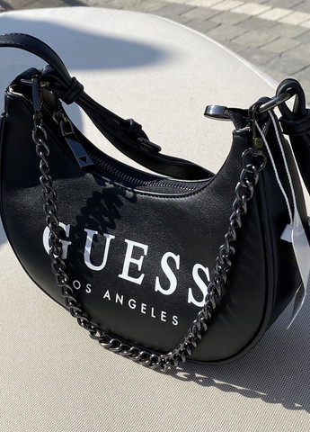 Жіноча сумка GUESS багет чорна No Brand (267223677)