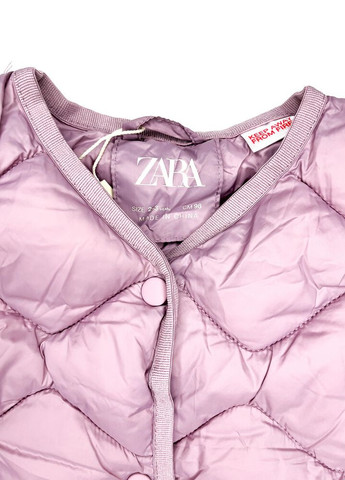 Демисезонная куртка-рубашка 92 см сиреневый артикул Л113 Zara (278645995)