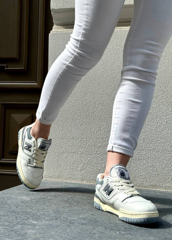 Кросівки репліка 550 Grey Vakko сірі демісезони (265541671)