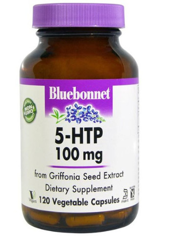 5-HTP 100 mg 120 Veg Caps BLB0053 Bluebonnet Nutrition (256719690)