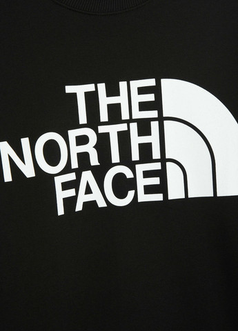 Світшот кофта оригінал реглан The North Face - крій логотип чорний повсякденний бавовна - (264077681)