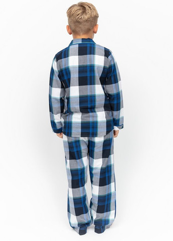 Синя зимня піжама для хлопчика 6951 кофта + брюки Cyberjammies Aldrin