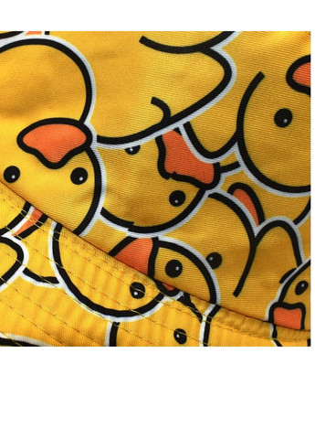 Двухсторонняя жёлтый Утёнок (Duck, кря-кря, утка, уточка) унисекс WUKE One size Brend панама (257940904)