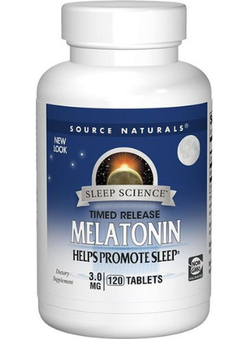 Melatonin 3 mg 120 Tabs Source Naturals (256719668)