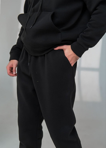 Мужской спортивный костюм на флисе черного цвета р.42/44 396900 New Trend (259033901)