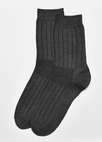 Шкарпетки чоловічі демісезонні темно-сірого кольору розмір 41-47 Let's Shop (278050280)