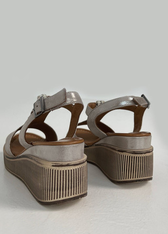 Серебряные босоножки женские кожа Sherlock Soon