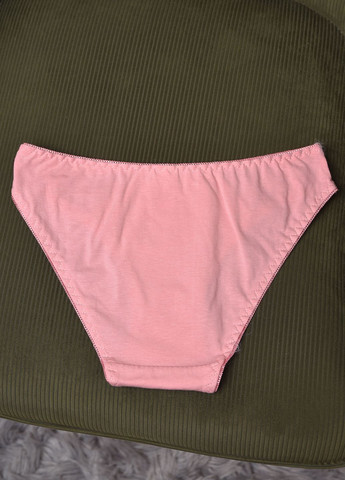 Труси жіночі однотонні рожевого кольору Let's Shop (275867039)