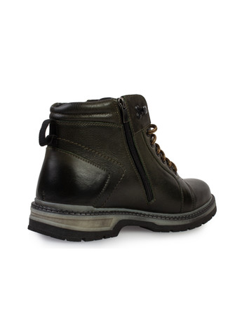 Зеленые зимние ботинки мужские бренда 9501073_(1) ModaMilano