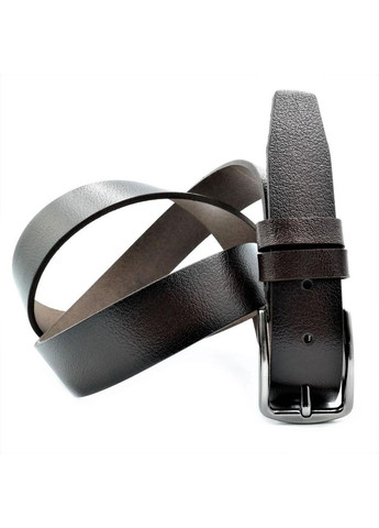 Ремінь чоловічий шкіряний Weatro 110-125х3, 5 см Темно-коричневий mkr-35tur-018 Le-Mon (272597034)