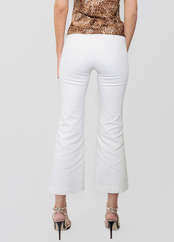 Белые нарядные, коктейльный, кэжуал демисезонные прямые брюки Turkey
