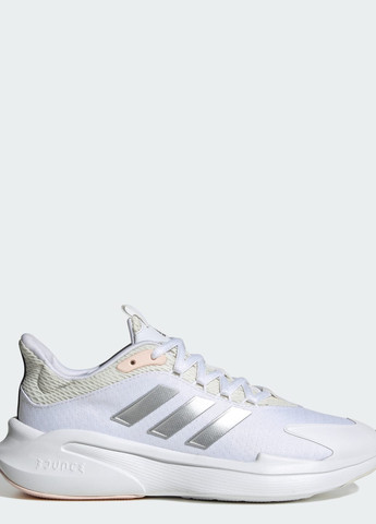 Білі всесезонні кросівки alphaedge + adidas