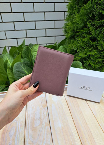Женский кожаный кошелёк на кнопке Jess (260479136)