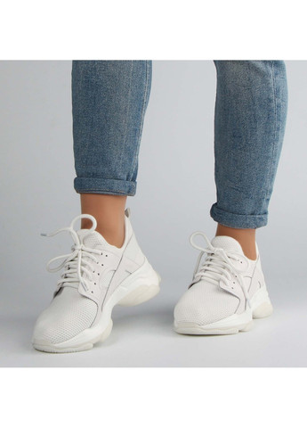Белые демисезонные женские кроссовки 197027 Buts
