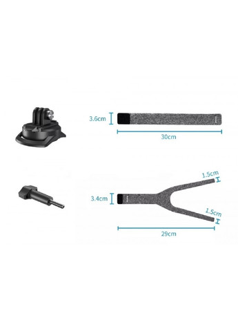 Крепление Telesin GP-WFS-221 на руку кисть запястье для экшн-камеры GoPro два ремешка (474033-Prob) Unbranded (257183799)